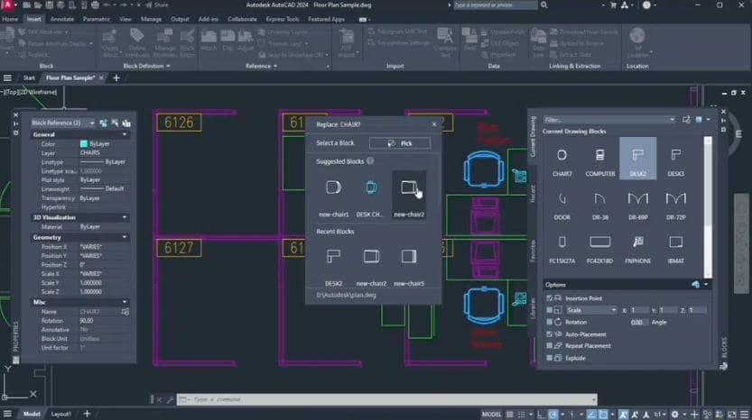 Chi tiết Autocad 2024