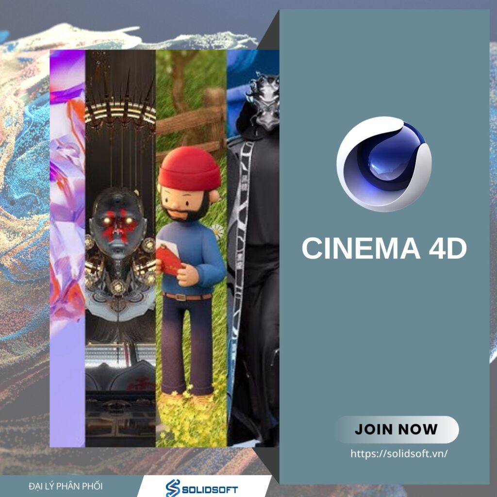 Mua phần mềm Cinema 4D tại SolidSoft giá tốt